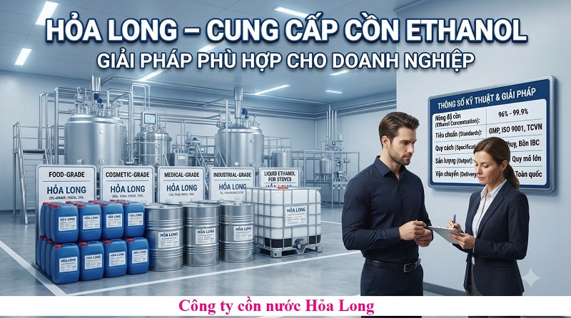 Cồn Ethanol Dược Phẩm Đạt Chuẩn GMP – Nguyên Liệu Quan Trọng Cho Ngành Dược
